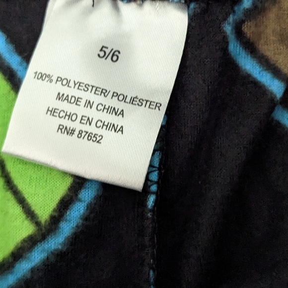 Minecraft Survival Mode Boys Long Sleeve Top and Pants Pajama Sleep Set, NWT - Picture 5 of 5